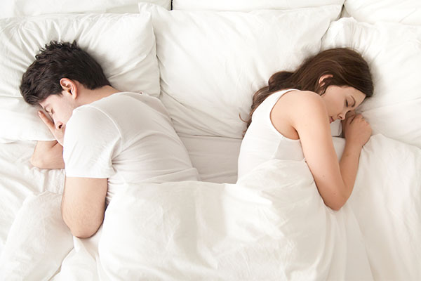 couple on bed sex life binge-watching mfine 