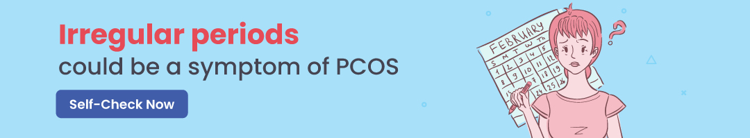 irregular period pcos self check mfine