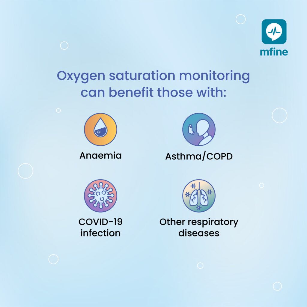 Oxygen saturation monitoring