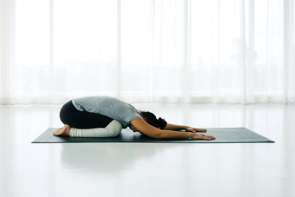 Yoga for migraines - Child's pose