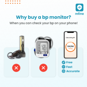 mfine bp monitor app