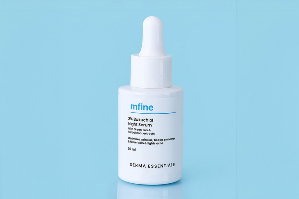 bakuchiol night serum mfine anti ageing benefits
