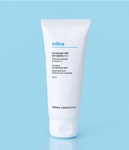 mfine sunscreen gel SPF 50+++